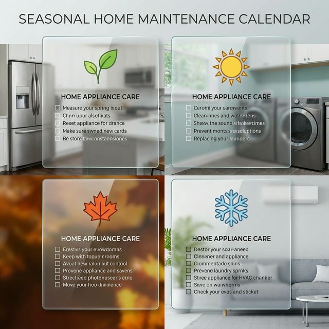 Mevsimsel Beyaz Eşya Bakım Takvimi